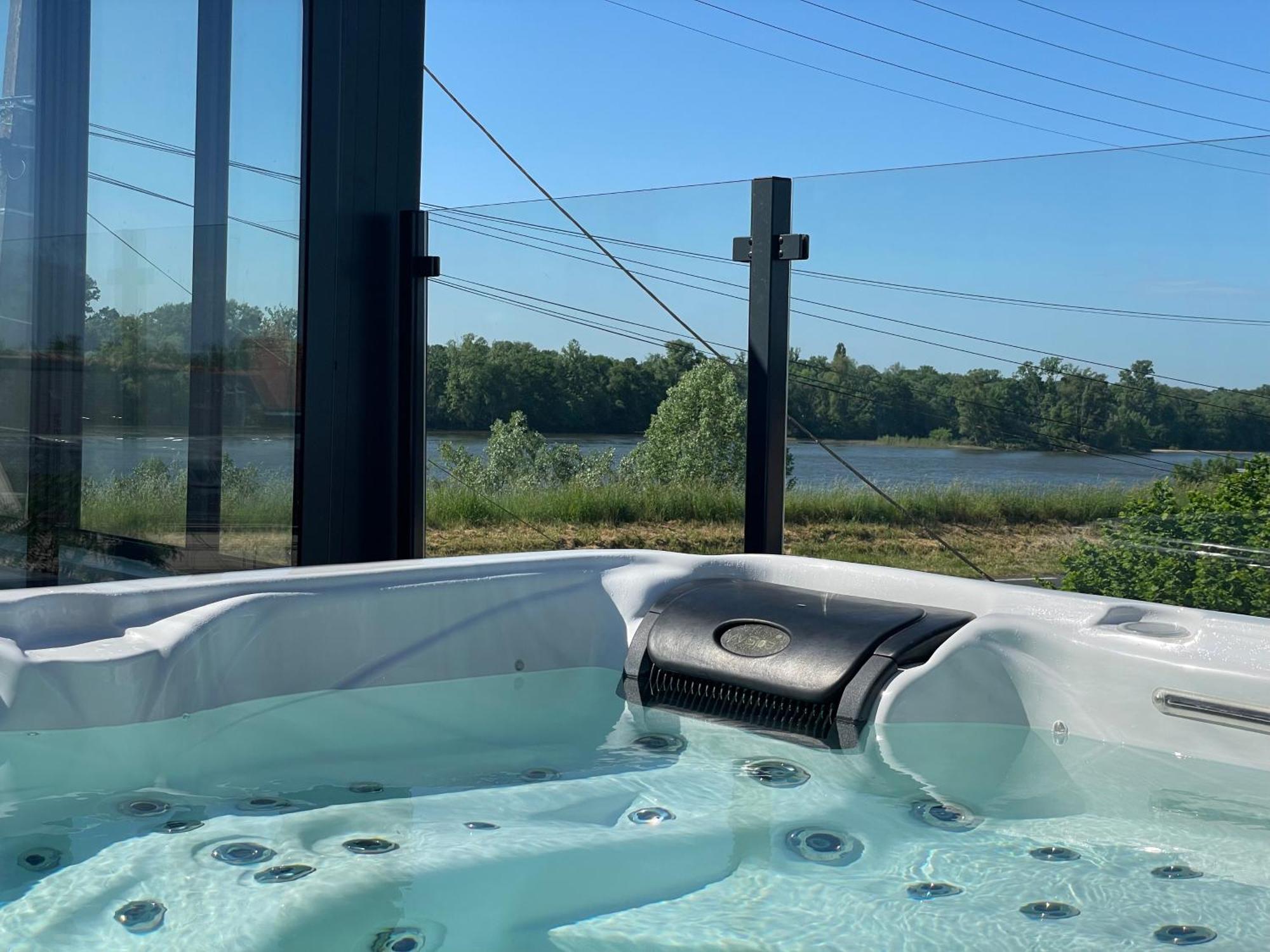 Jacuzzi Et Vue Sur Loire - Maison D'Hotes L'Odyssee La Chapelle-sur-Loire Exteriör bild
